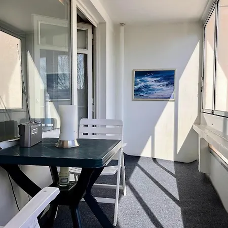 公寓 Haus Atlantic Whg 212 Seesicht *